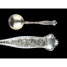 Sterling Dresden Whiting Round Bowl Soup Spoon