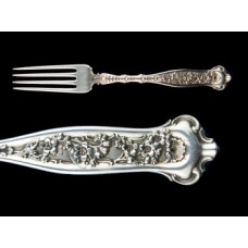 Sterling Dresden Whiting Fork with Shell