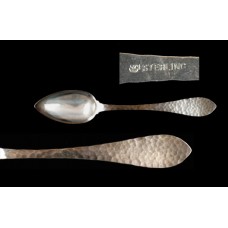 Sterling Silver Hammered Fruit Spoon 