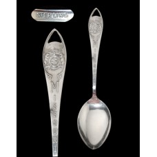 Vintage Missouri Sterling Silver Pierced Souvenir Spoon