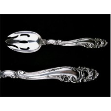 Sterling Silver Decor Gorham Pierced Serving Tablespoon