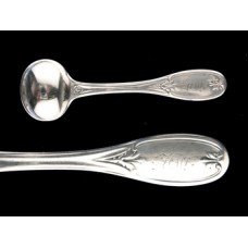 Coin Silver Tuscan Whiting Master Salt Spoon