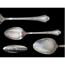 Sterling Indianapolis Saart Bros. Souvenir Spoon