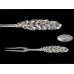 Sterling Silver Unknown Maker Floral Berry Fork