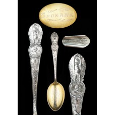 Sterling Spokane Manchester Souvenir Spoon