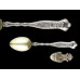 Sterling Dresden Whiting Demitasse Spoon with Gold Washed Bowl