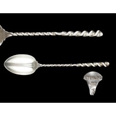 Sterling Silver 4 SquareTwist Whiting Division Demitasse Spoon