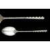 Sterling Silver 4 SquareTwist Whiting Division Demitasse Spoon