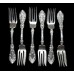 Sterling Paris Gorham Salad/Fish Forks Set of 6