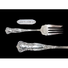 Silverplate Loraine Imperial Silver Cold Meat Fork