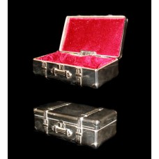 Silverplate Godinger Luggage-Shaped Jewelry Box 