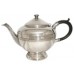 Warren Plate Silver plate Teapot w/Black Handle