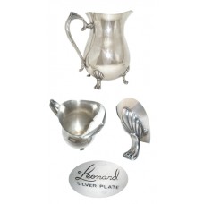 Silverplate Leonard Footed Pitcher