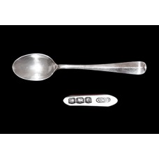 Vintage Charles William Fletcher English Silver Demitasse Spoon
