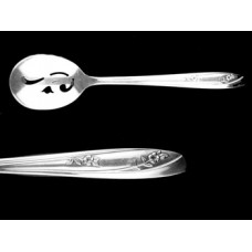 Silverplate Lady Fair Rogers Pierced Relish Spoon