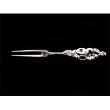 Sterling Silver Unknown Floral Berry Fork