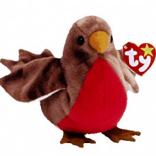 Early Red Breasted Rooster Beanie Baby