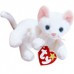 Flip the White Cat Beanie Baby