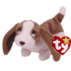 Tracker The Tan and Brown Basset Hound Beanie Baby