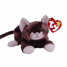 Pounce the Brown Ty-Dyed Cat Beanie Baby