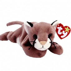 Canyon the Tan and Black Cougar Beanie Baby