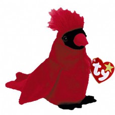 Mac the Bright Red Cardinal Beanie Baby