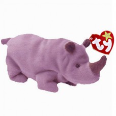 Spike the Gray and Brown Rhinoceros Beanie Baby