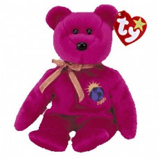 Millennium - Fuchsia Teddy Bear with soft bow 