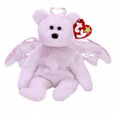 Halo White Angel Teddy Bear with Wings and Halo
