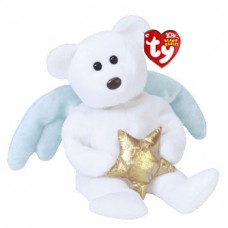 Star Angel Bear with Gold Star Beanie