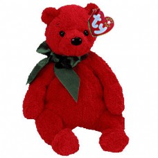 Mistletoe Red Teddy Beanie Baby