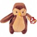 Hoot The Brown & Tan Owl Beanie Baby