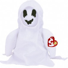 Sheets White Ghost w/Black Features Beanie Baby