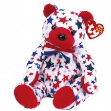 Red The Patriotic Bear Beanie Baby