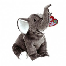 Trumpet The Gray Elephant Beanie Baby
