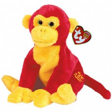 Chopstix Red Monkey Beanie Baby