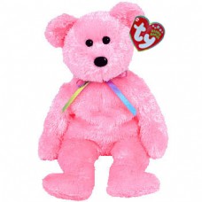 Sherbet Pink Beanie Baby Bear