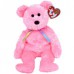 Sherbet Pink Beanie Baby Bear