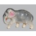 Vintage Celluloid Toy Gray Elephant 
