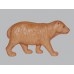 Vintage Celluloid Toy Light Brown Bear - 