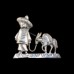 Vintage Mexico Silver Man and Donkey Brooch