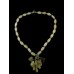 Vintage Two-Tone Jade Necklace w/ Grape Cluster