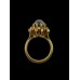 ESTATE Grey-Star Sapphire and Diamond Ring