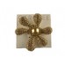 Carolee Vintage Gold Pave Crystals Flower Brooch