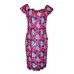 Neil Bieff Mulit-Colored Silk Ribbon Dress