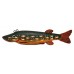 Vintage Wooden Speckled Trout Fish Decoy