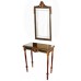 Antique Louis XVI Inspired Hall Table and Mirror